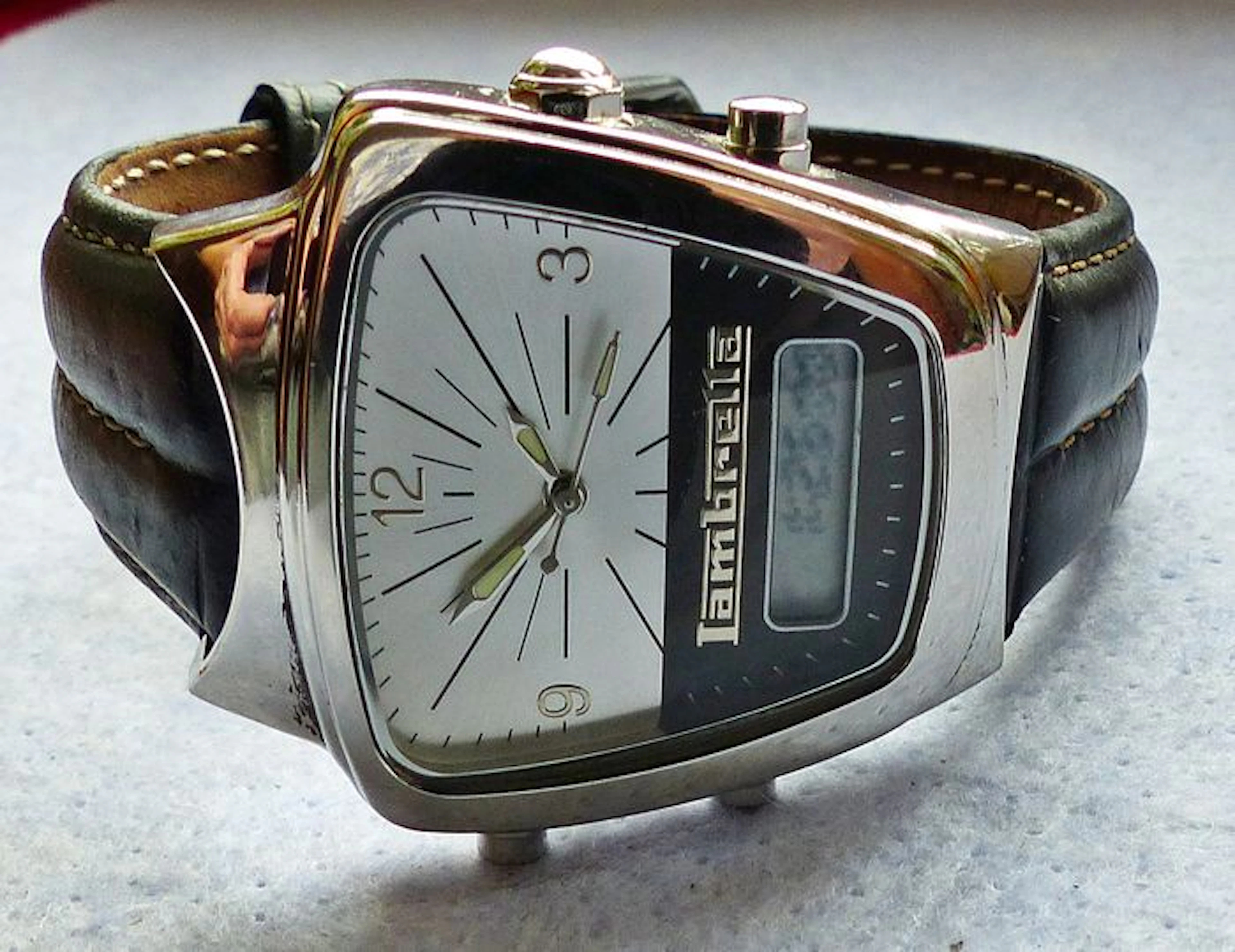 LAMBRETTA JET-ALARM CHRONOGRAPH -- men's wristwatch vintage 2014