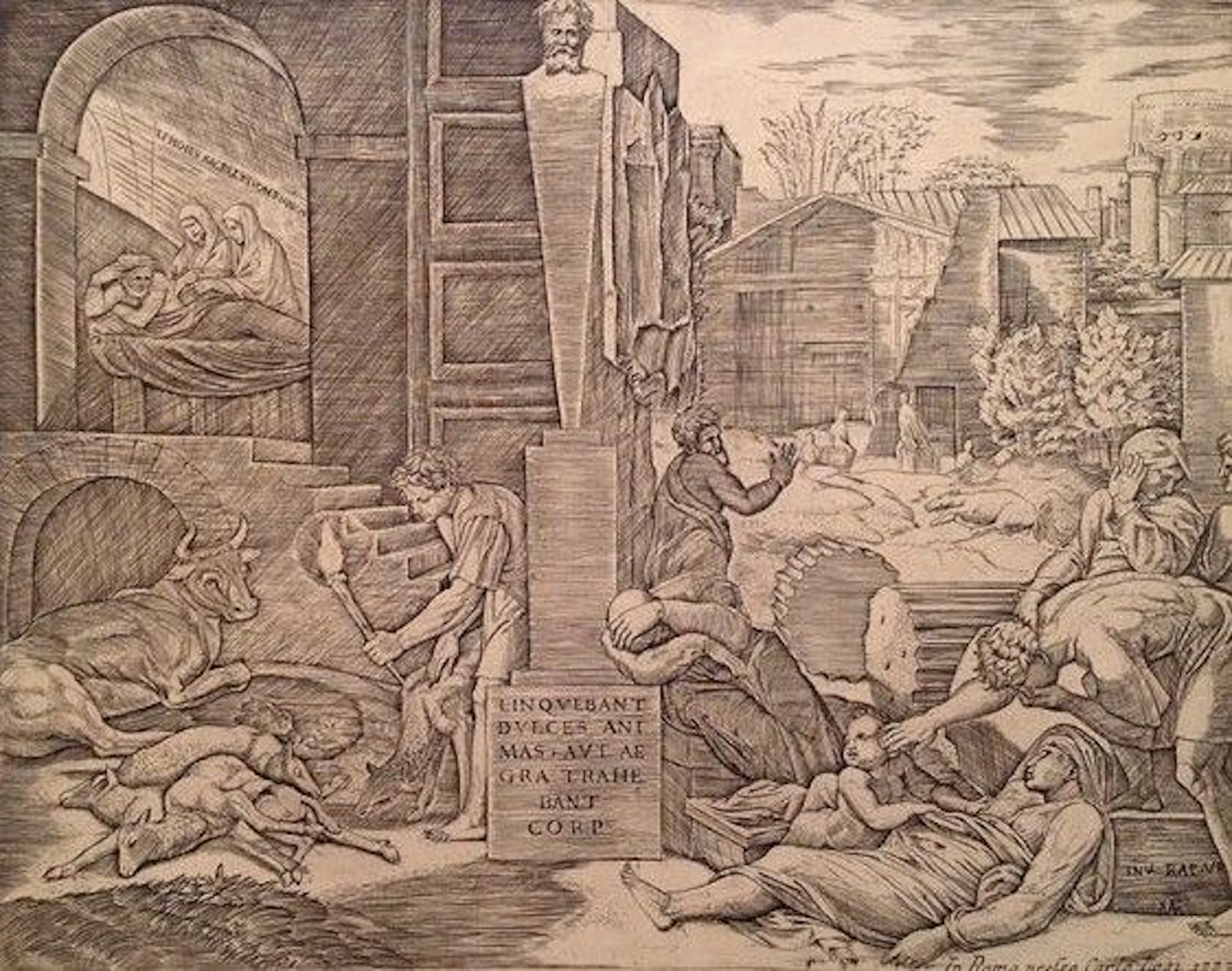 Marcantonio Raimondi (1482 ca - 1534 ca) da Raffaello (1483 - 1520