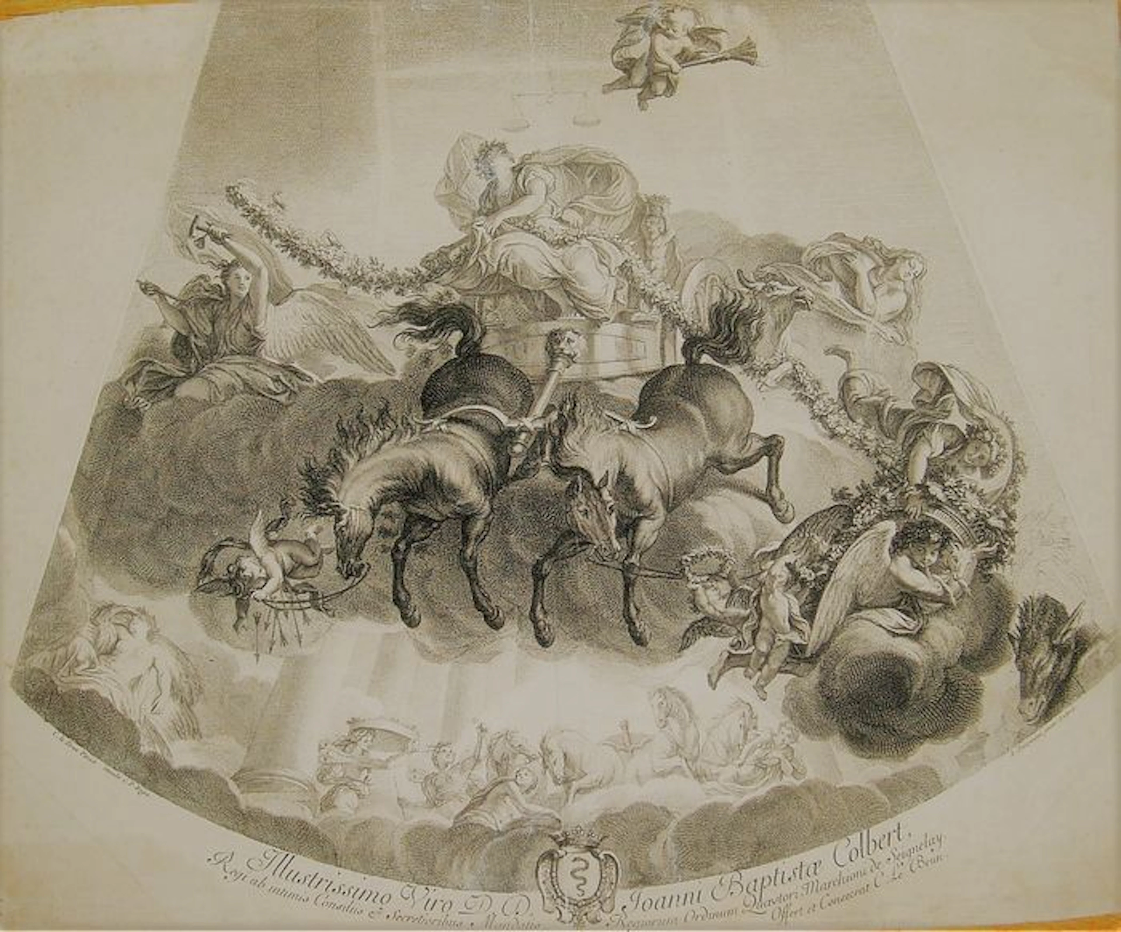 Charles Louis Simonneau (1654 - 1727) after Charles Le Brun ( 1619