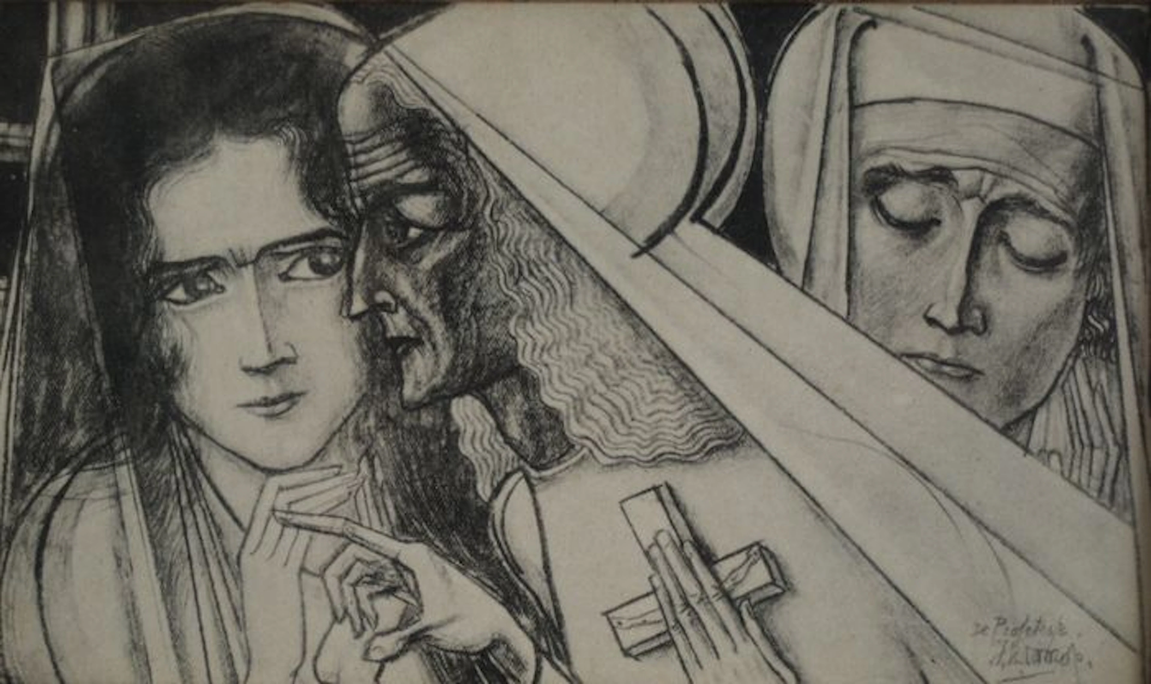 After Jan Toorop (1858-1928) - De Propetesse 1923