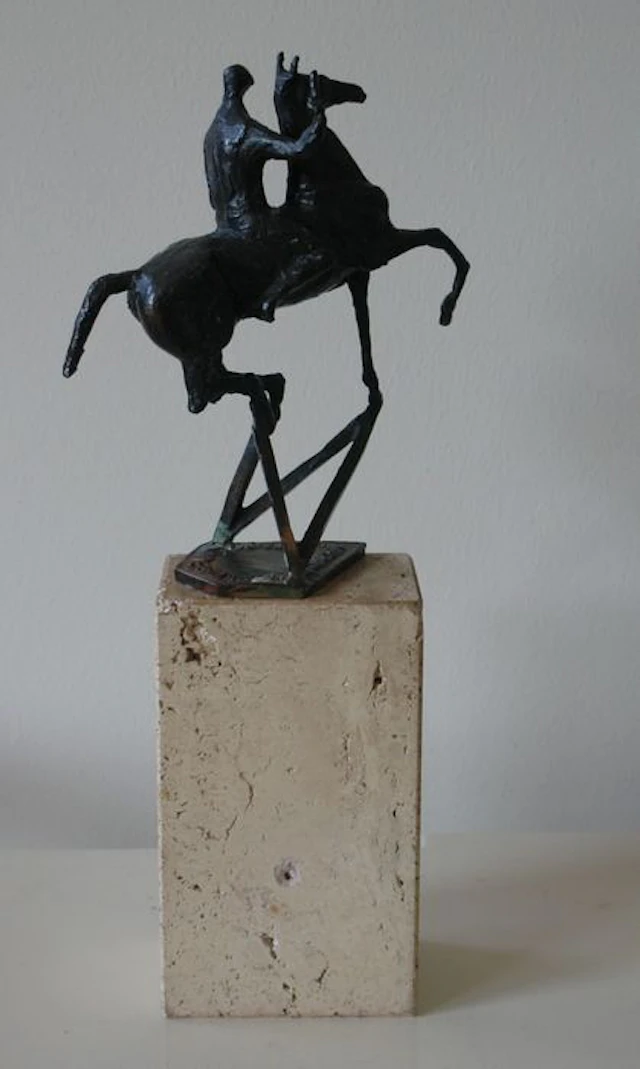 Loekie Metz - Ruiter te paard