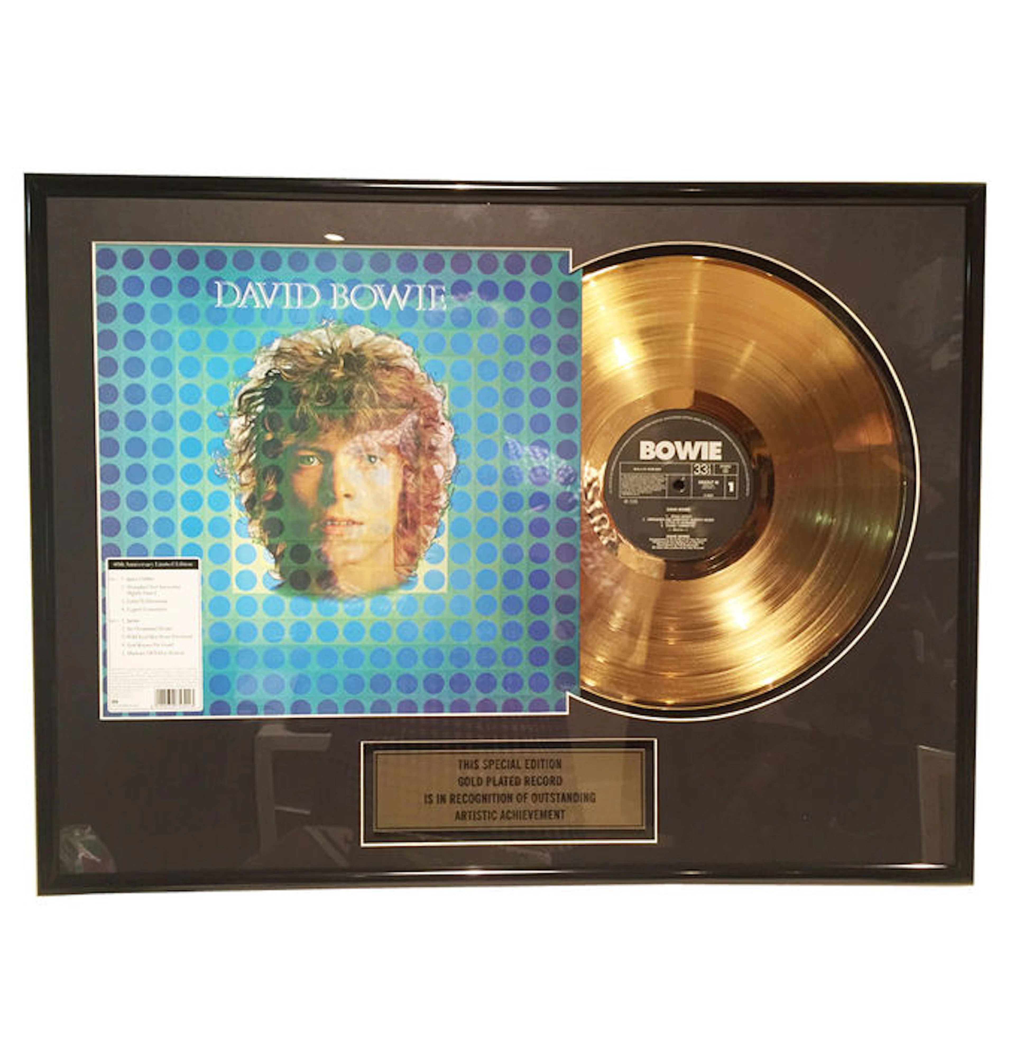 David Bowie - David Bowie - 24 K Gold plated Record