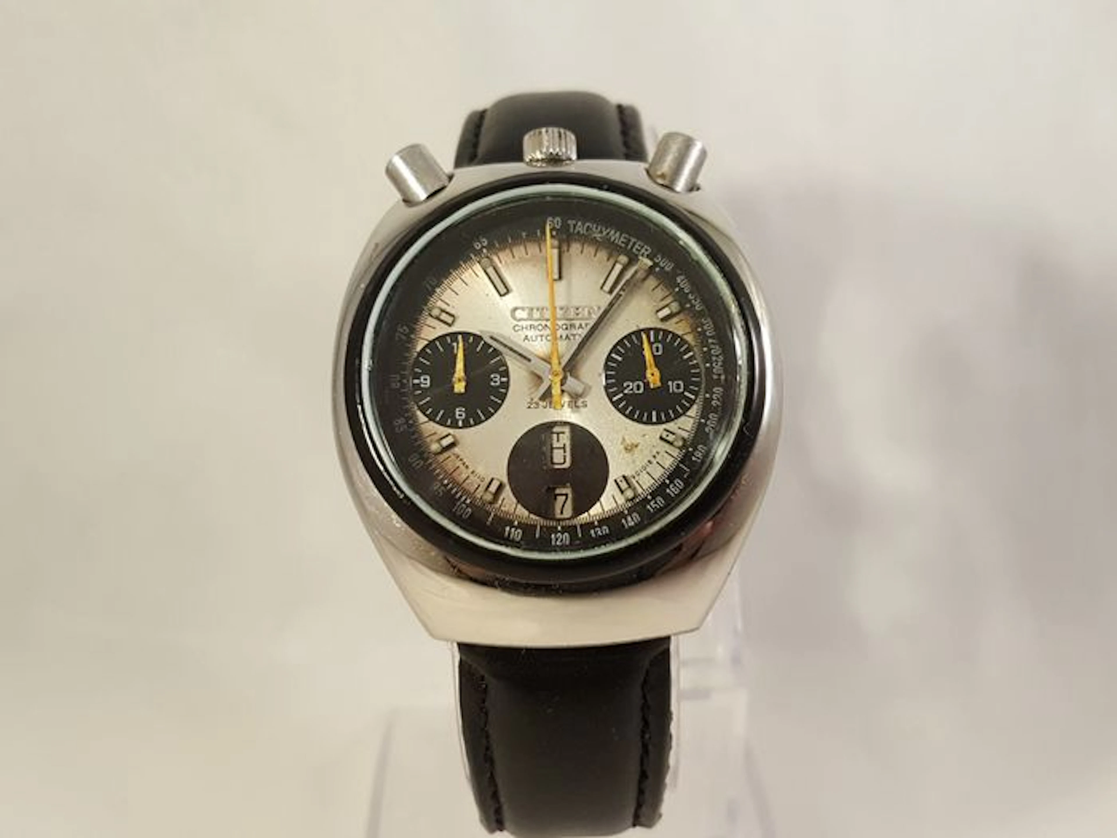 Citizen Automatic Bullhead Panda Chronograph – Wristwatch – 1970s