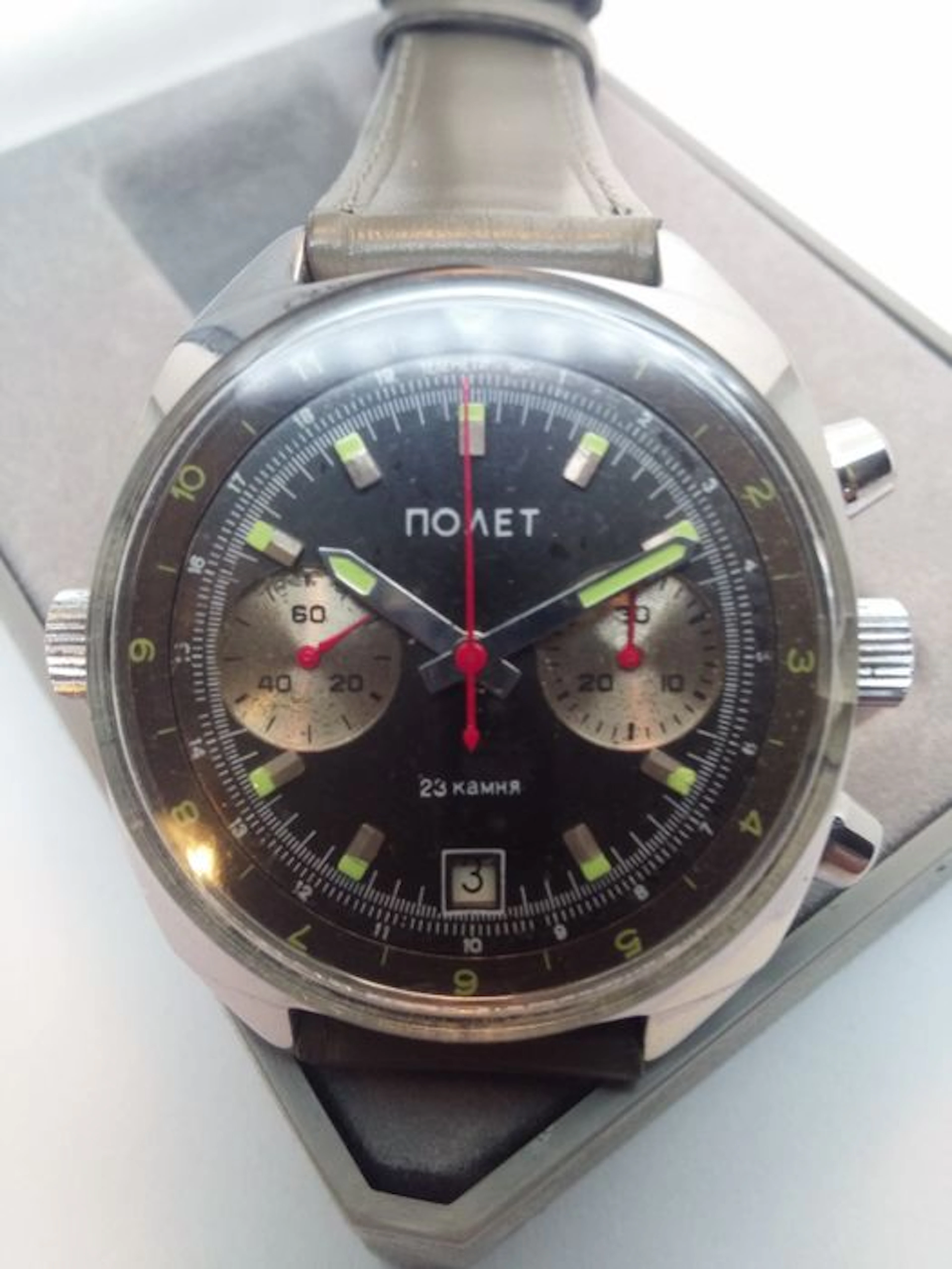 POLJOT Sturmanskie - Made in USRR - Men's watch - 1970s - 23 Jewels