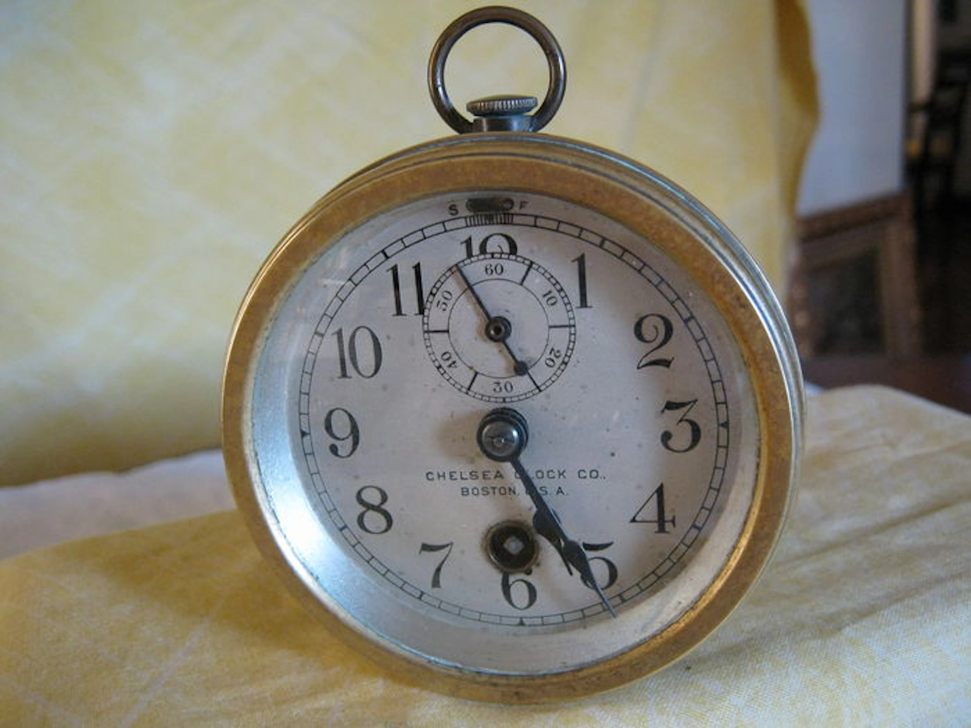 Chelsea Clock Co. Boston USA – brass timepiece – early 1900s