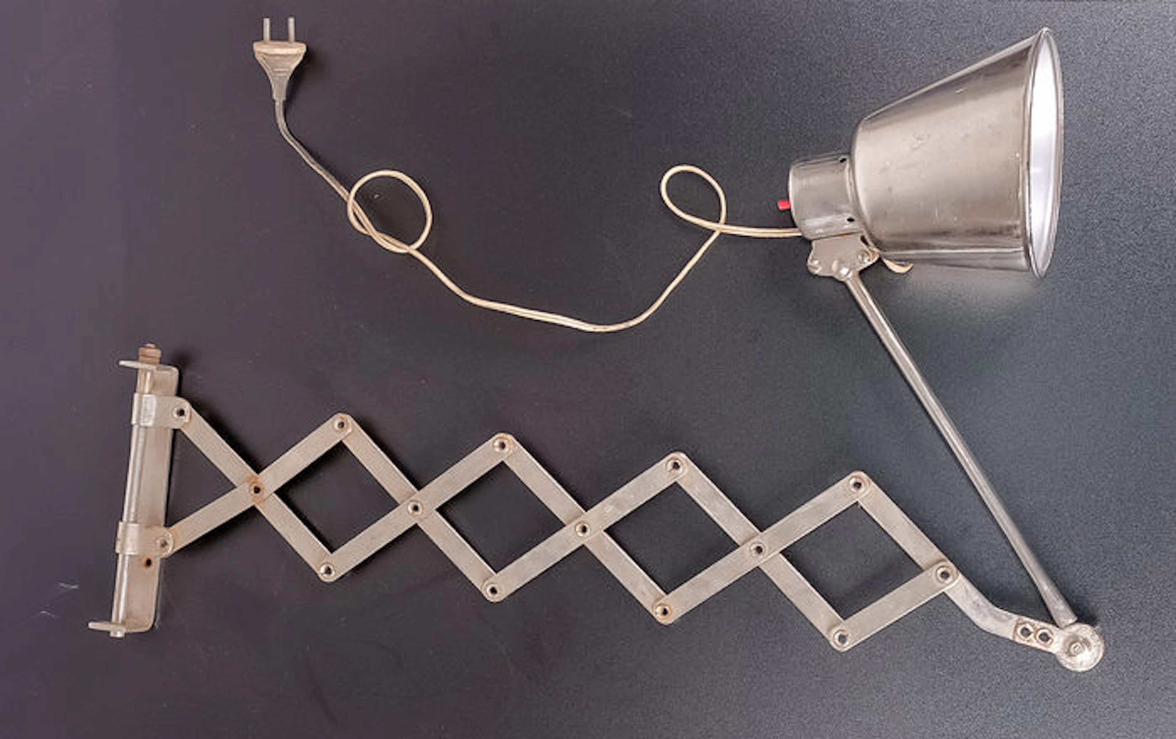 Designer unknown - original scissor lamp from the 50s