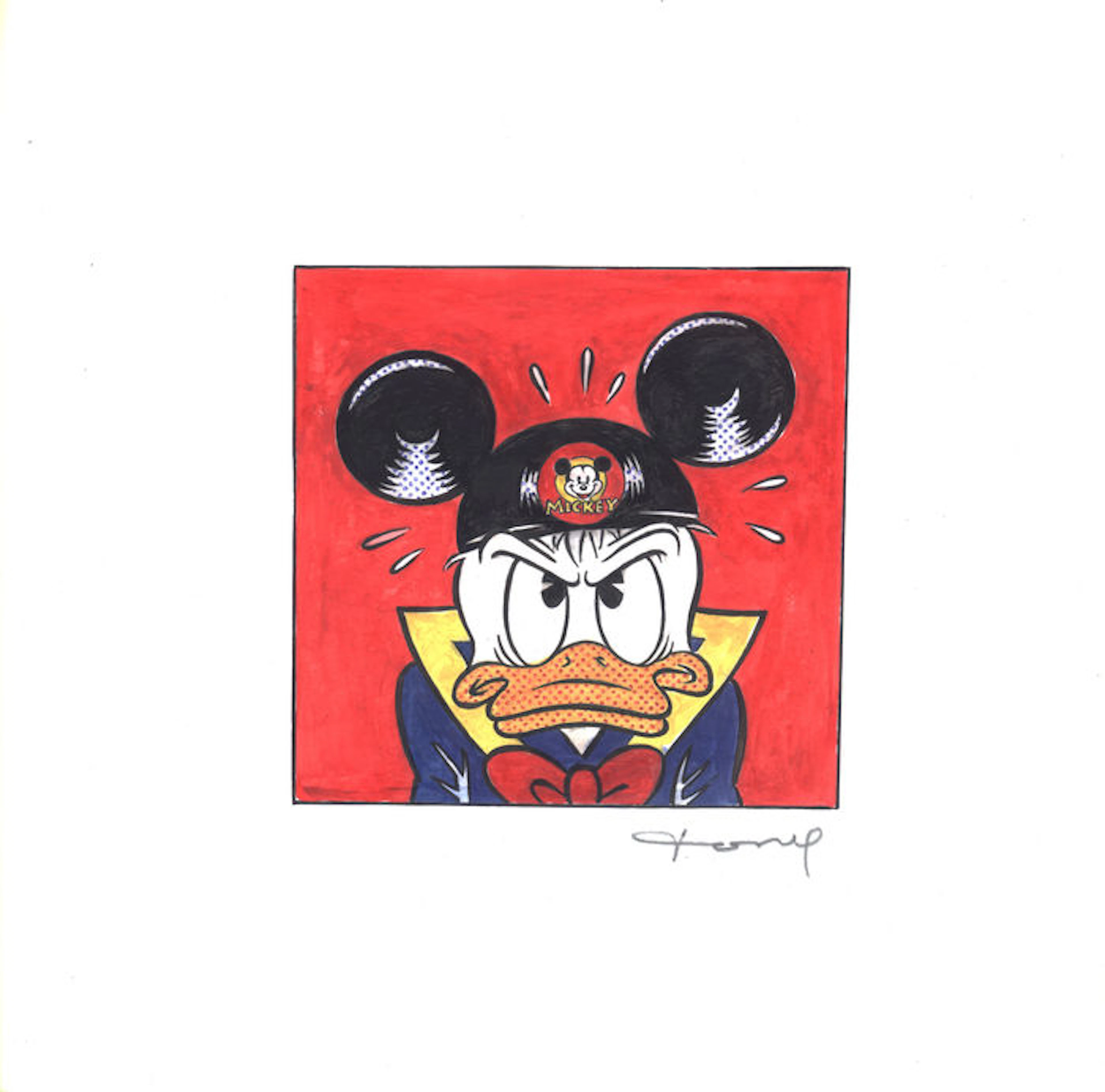Donald Duck - Original artwork #1 - Fernandez, Toni - Pop Art Disney