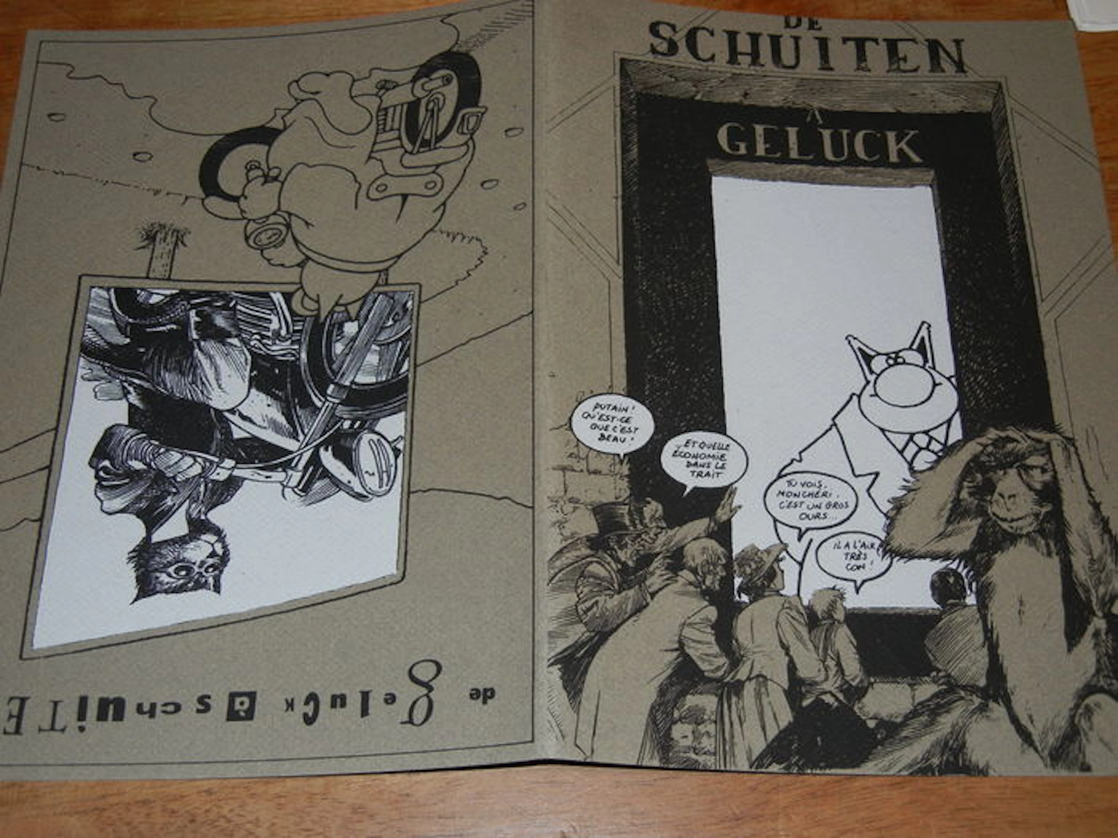 Geluck, Phillippe / Schuiten, François - Portfolio La Marque Jaune