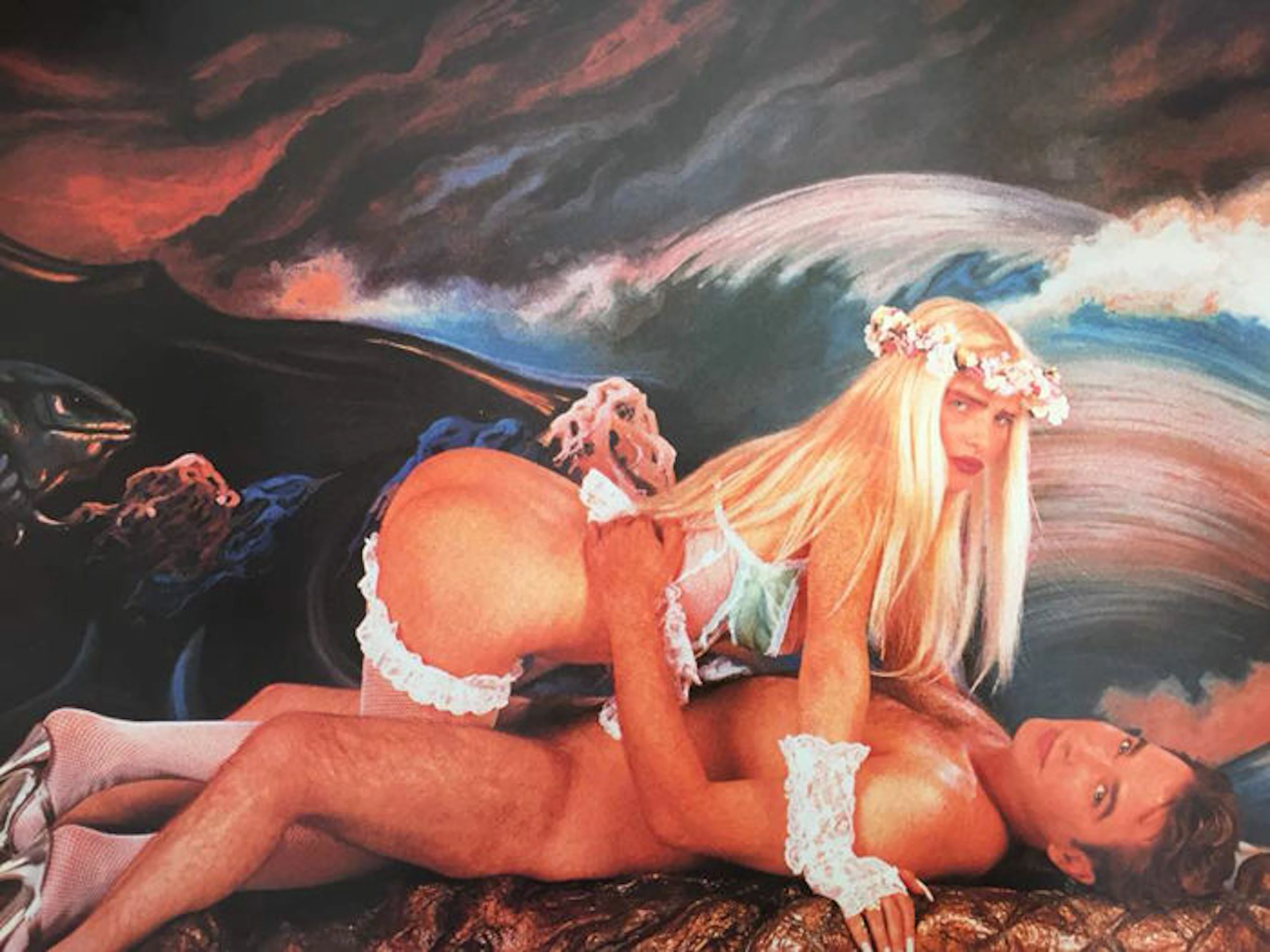 Art print: Jeff Koons - Ilona with ass up - 1990