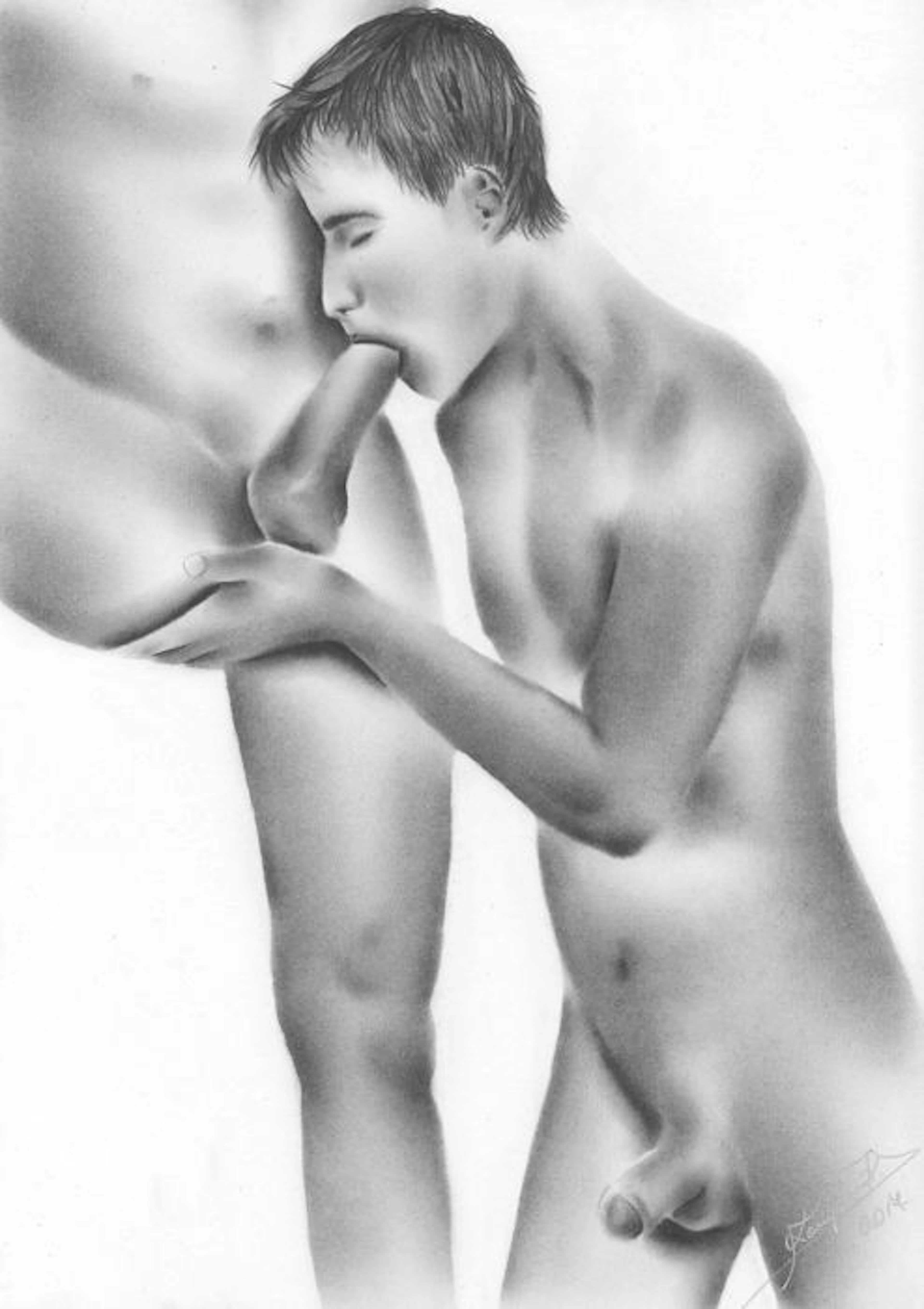 Porn art; Katarina Kompusova - Gay Love - 2017