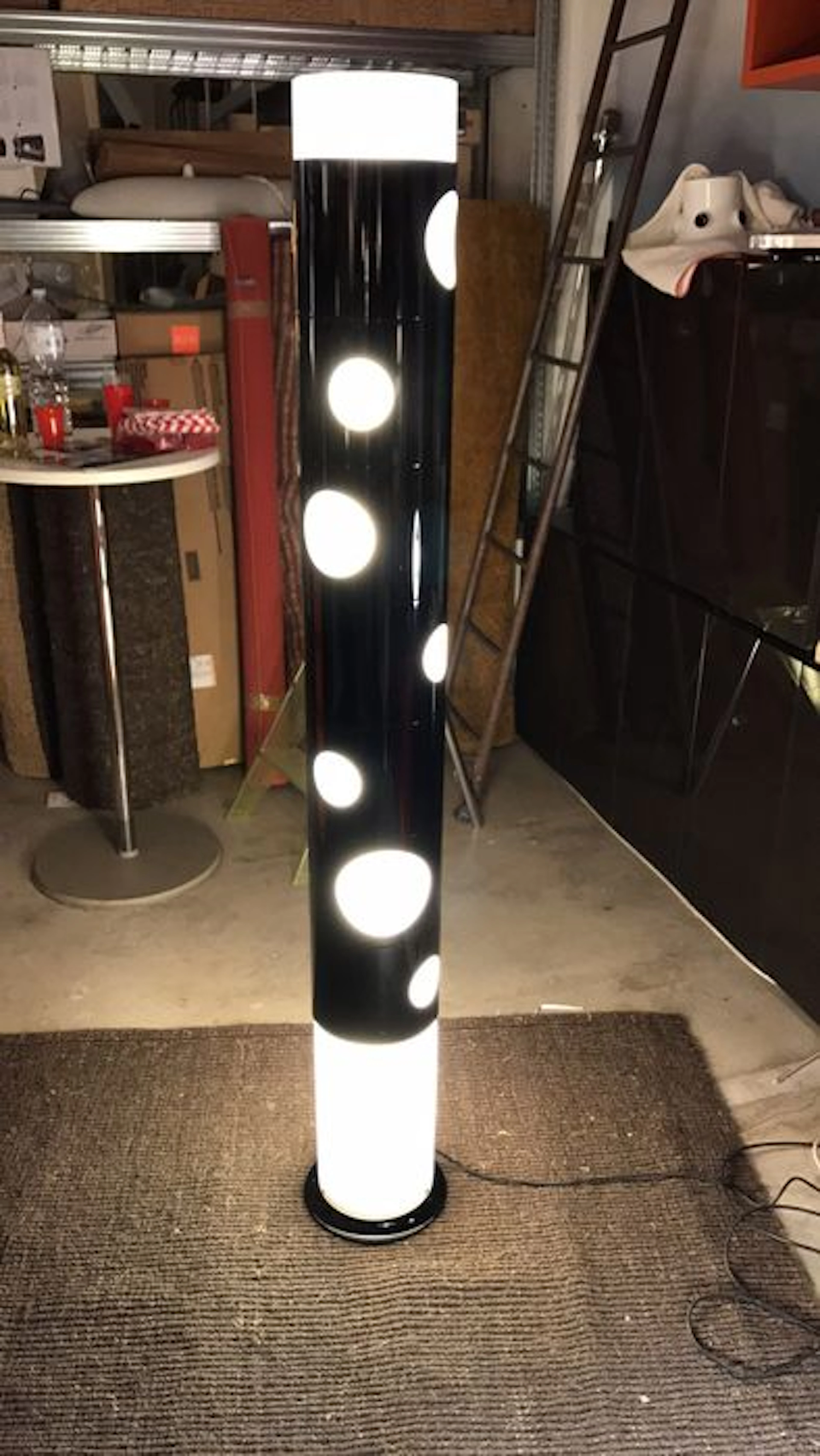 Joe Colombo for Pallucco – Standing Crater Lamp
