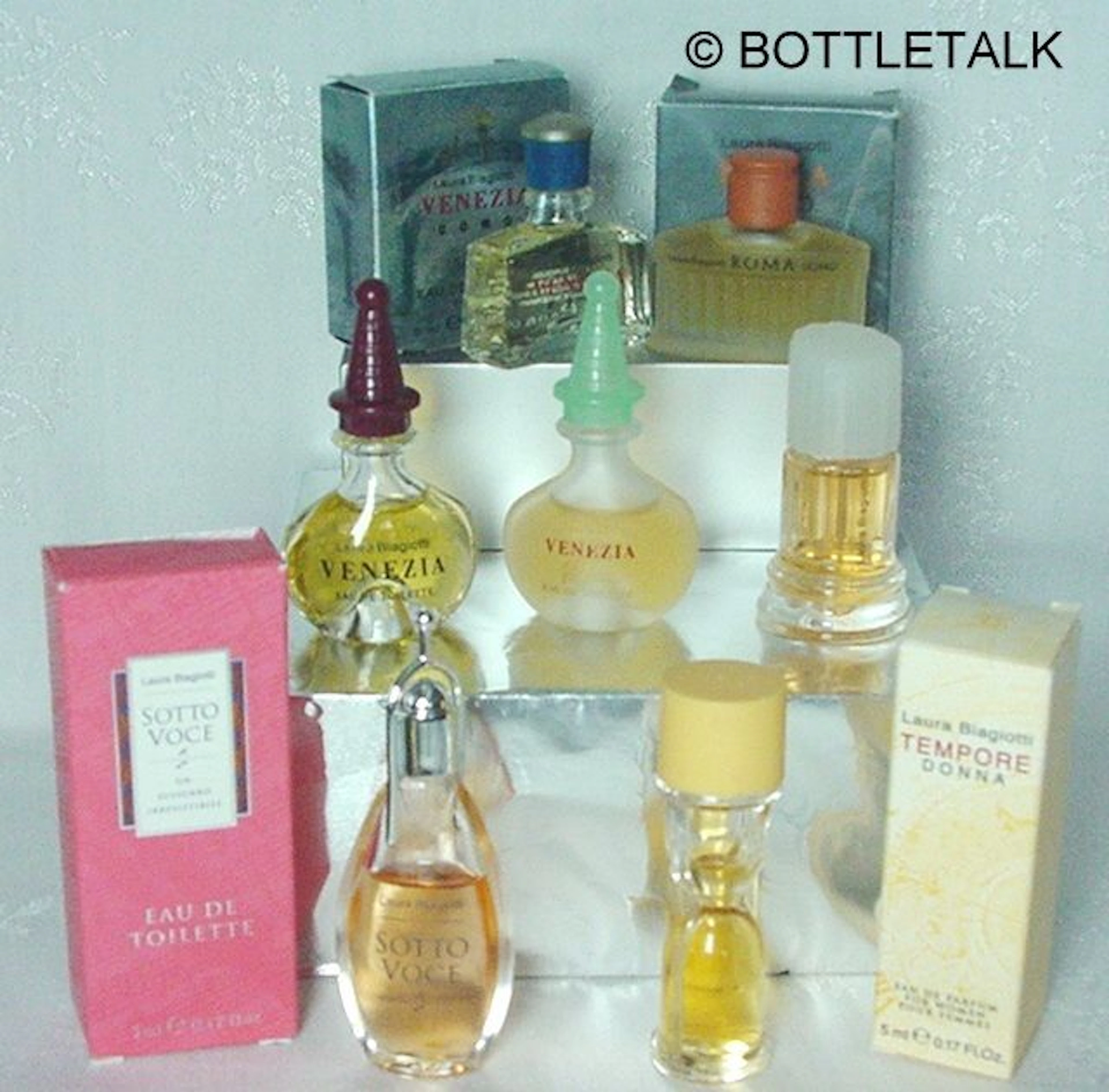 Perfume 206 miniatures of famous perfumers (Christian Dior, Guerlain