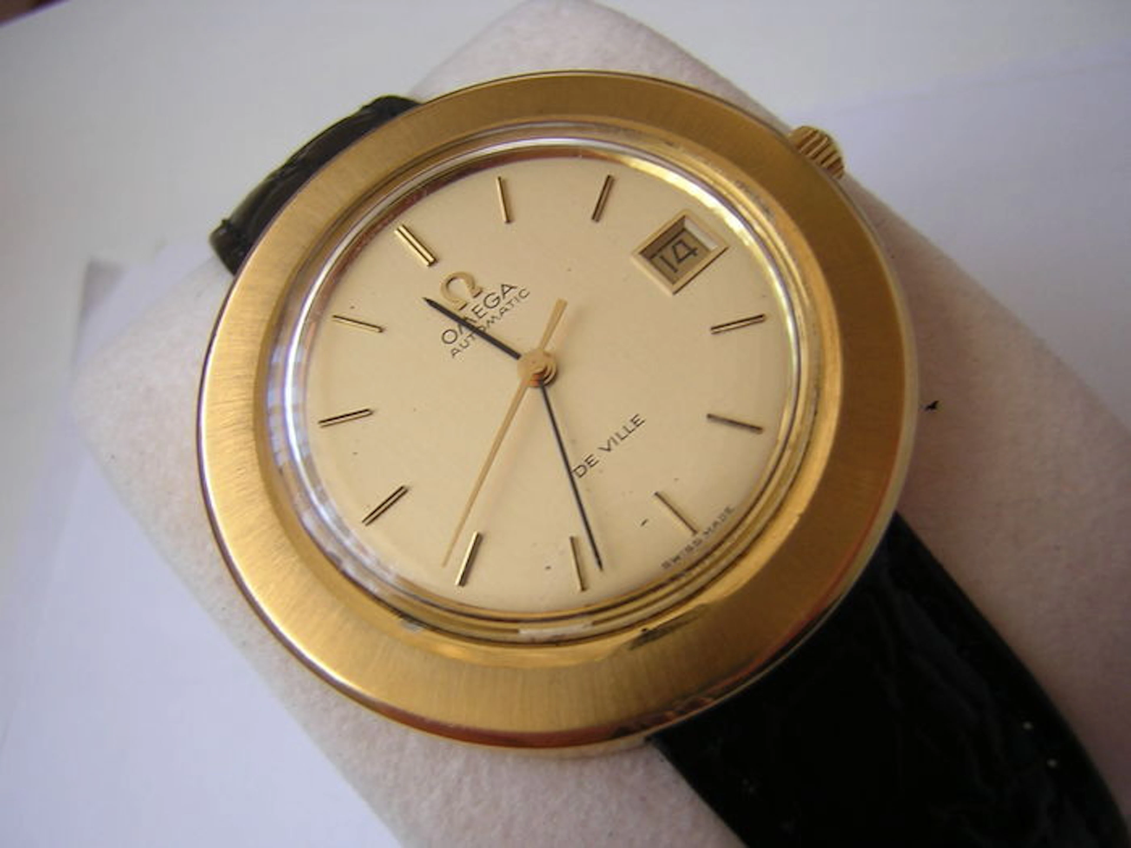 Omega Automatic Deville 40mc Gold Plated ref 166.094