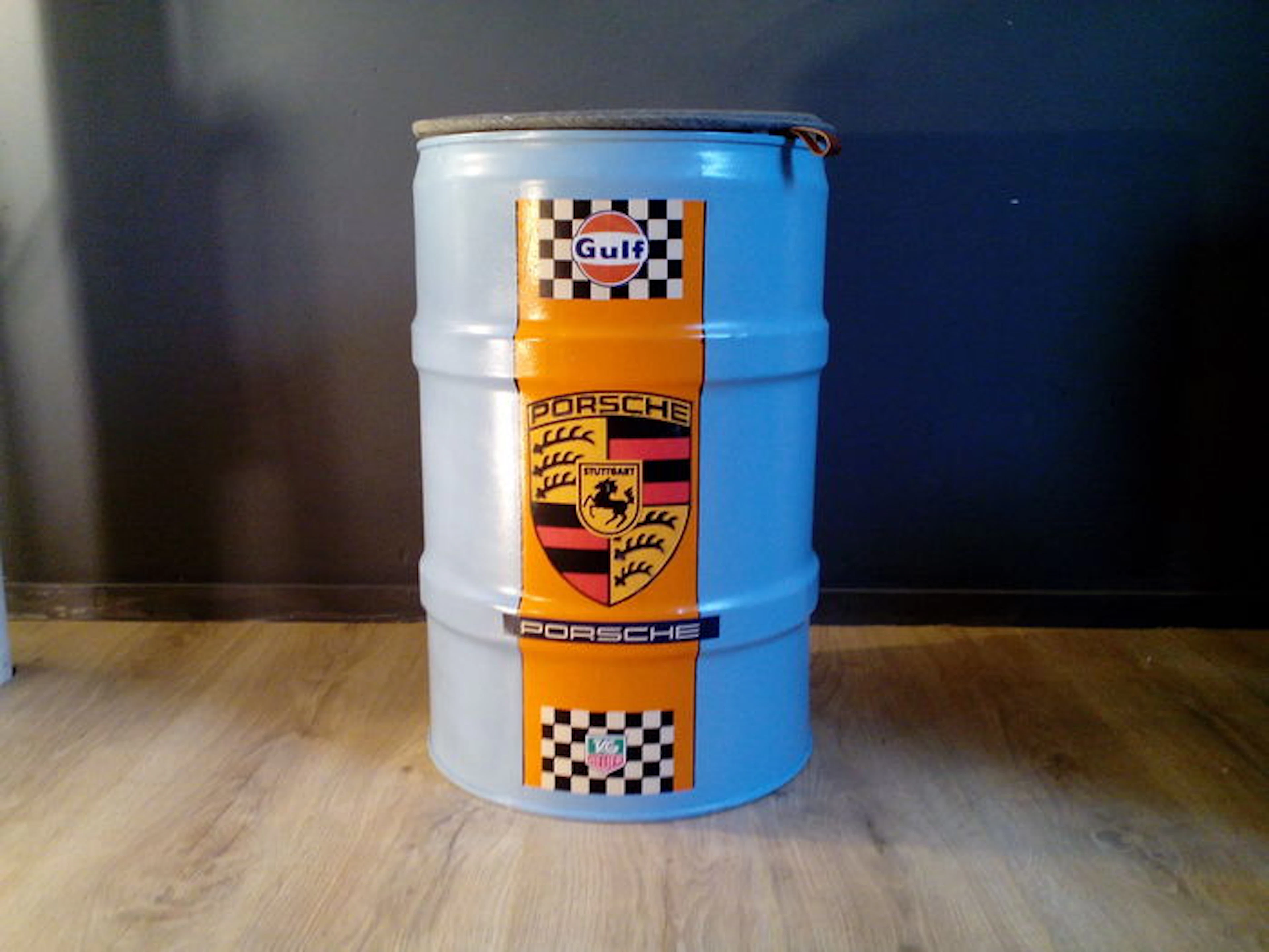 Porsche - Gulf - Tag Heuer - Barrel / Seat / Chair - Metal