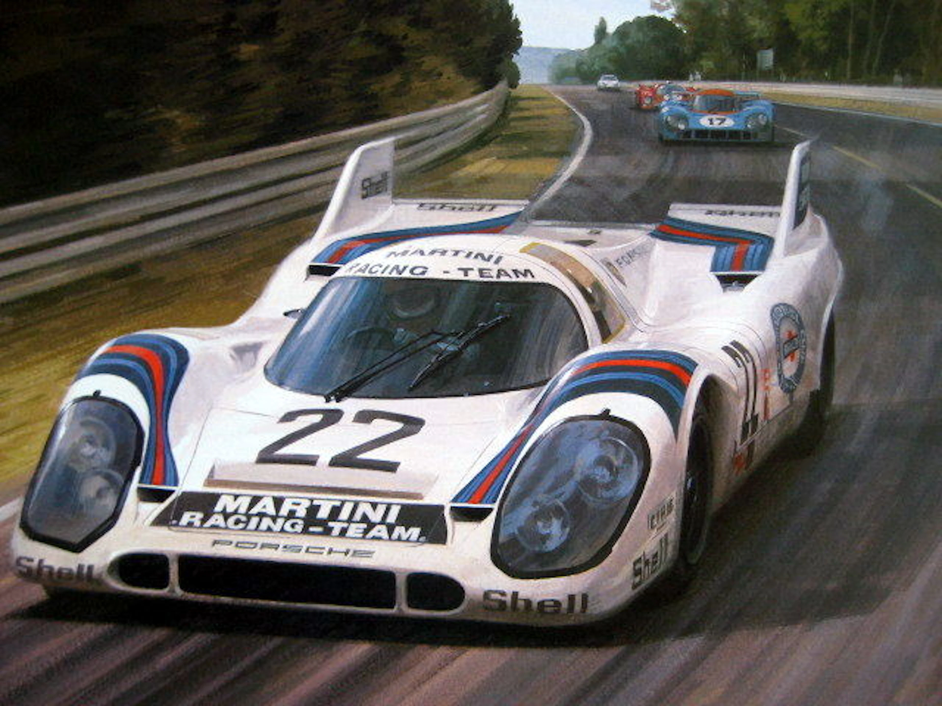 "1971 Le Mans" - Winning Porsche 917K Van Lennep/Marko - Fine Art Print