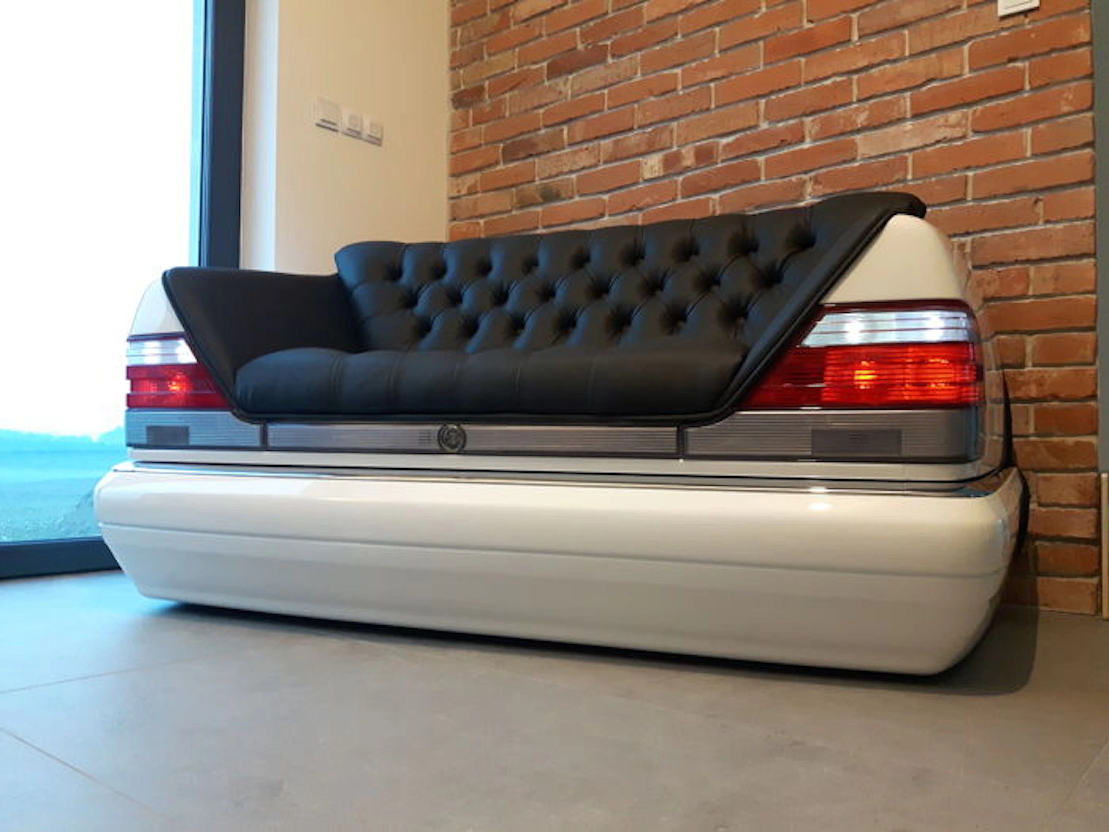 Realisticstyle - car furniture - exclusive sofa - Mercedes-Benz W140