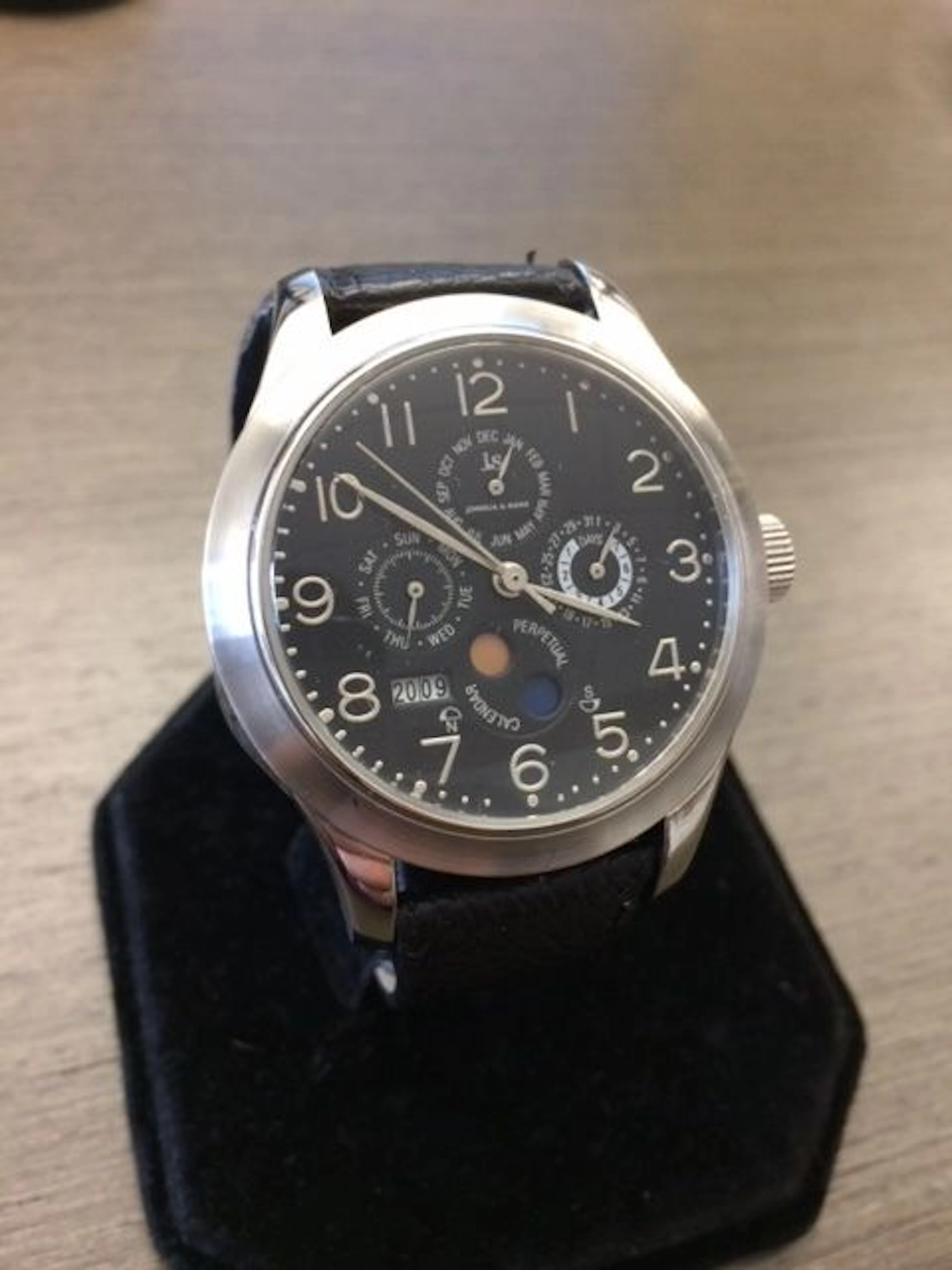 New Limited Edition Joshua & Sons Perpetual Calendar Automatic Men Watch