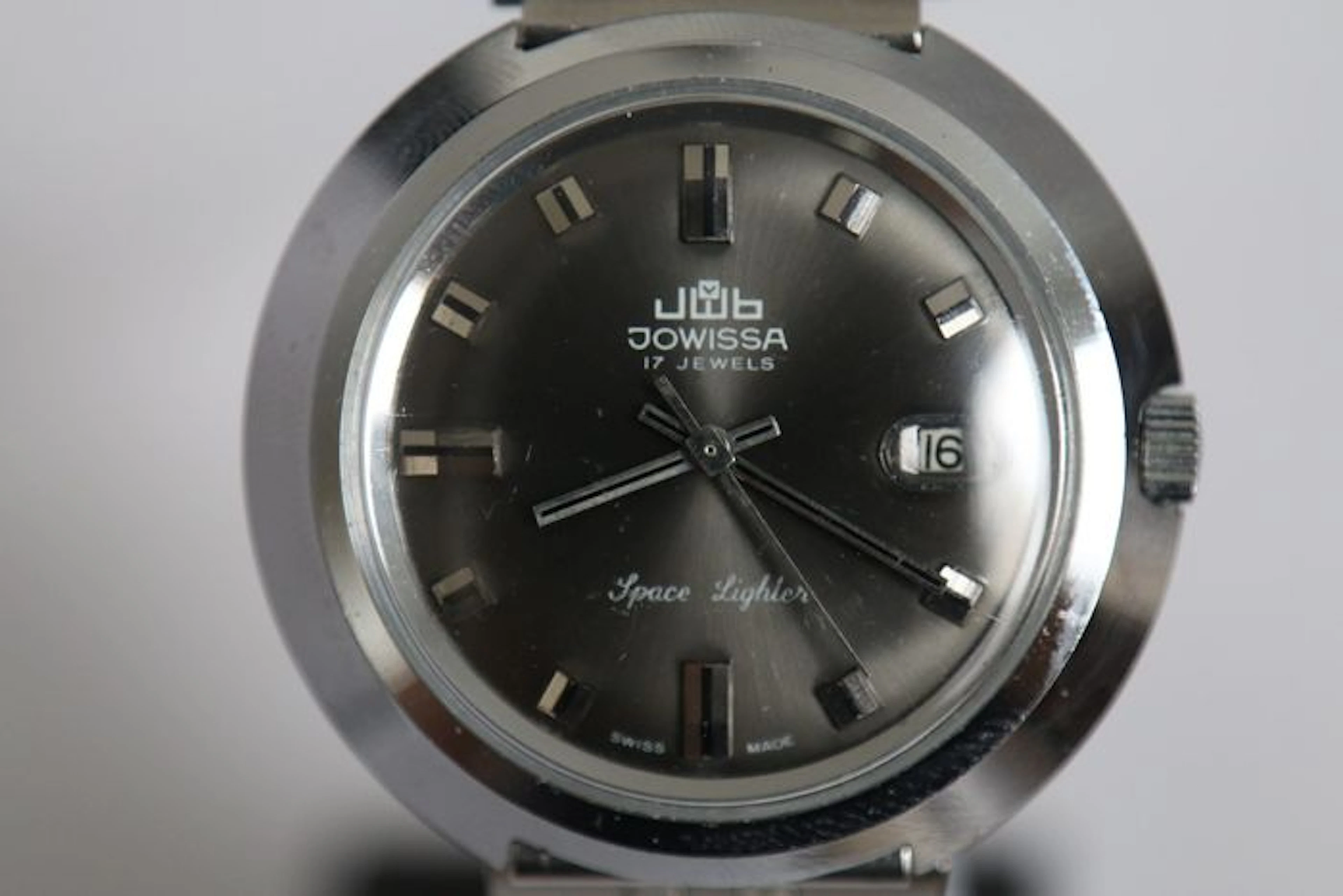 Jowissa – Space Lighter – 17 jewels – Swiss made – Men's wristwatch – 1970