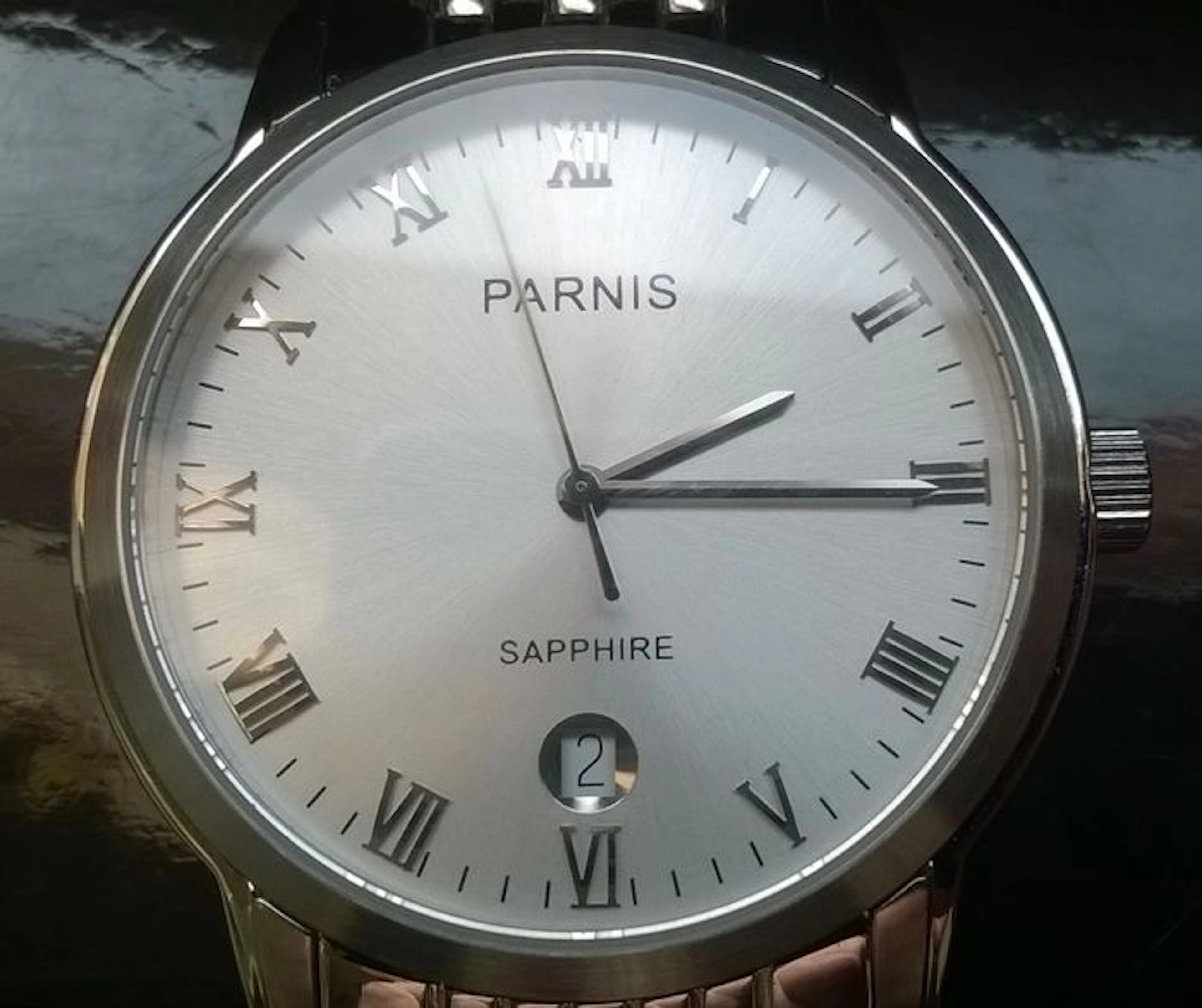 PARNIS SAPPHIRE- men's wrist watch