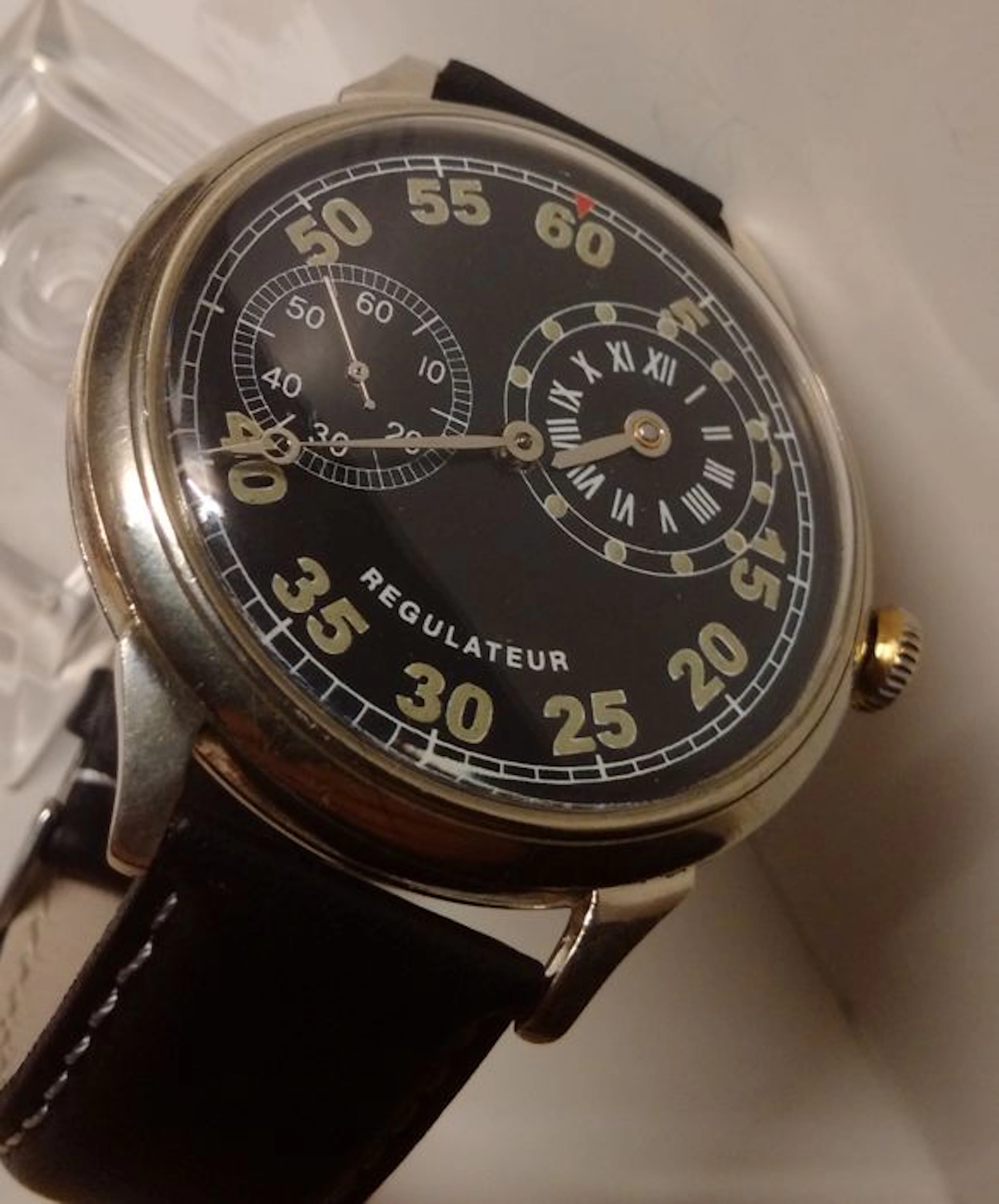 Pobeda Zim Regulator – Men's Marriage Watch – 1930s/1940s.