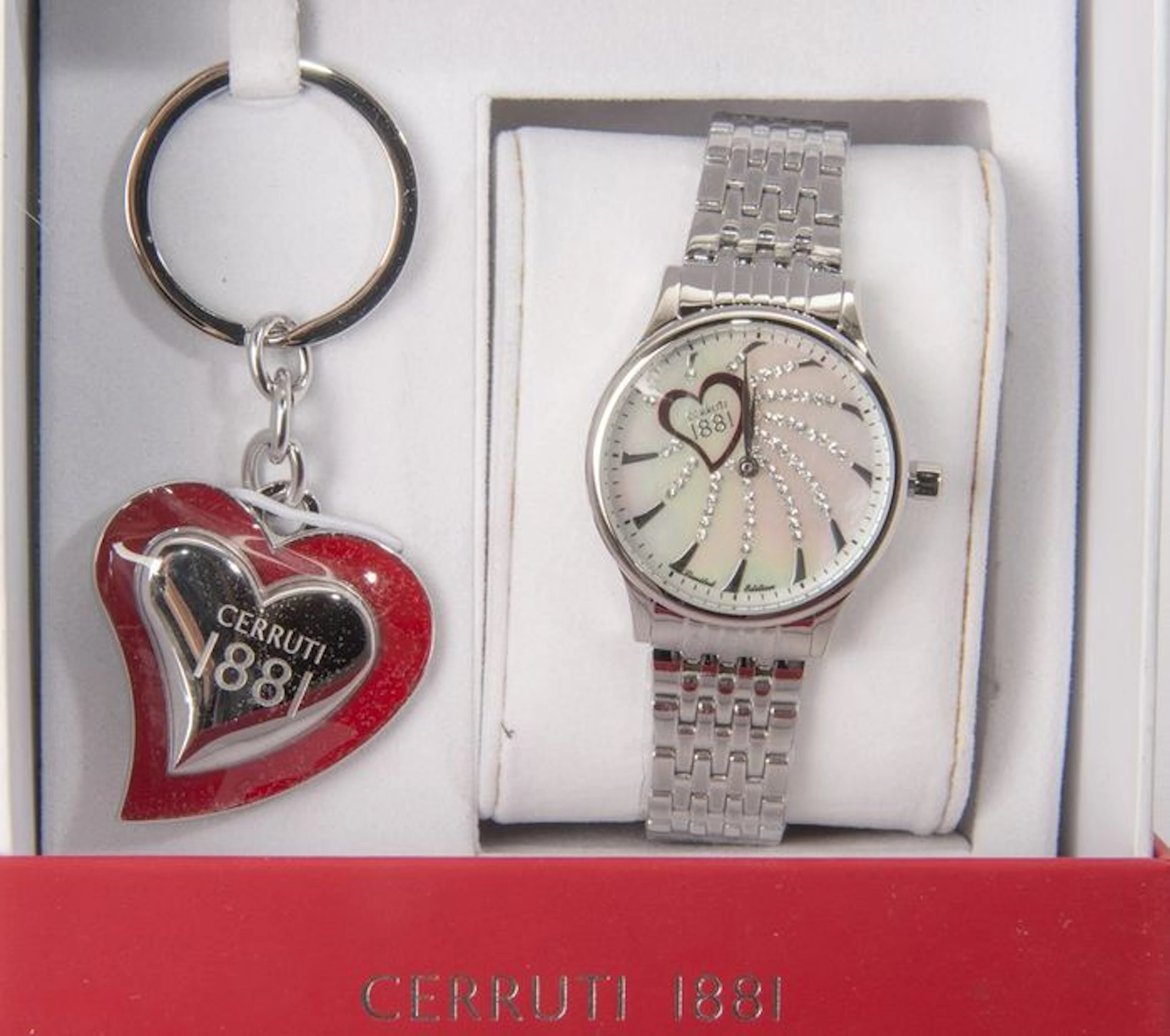 Cerruti 1881 Valentine CRM123SN28MS-KS - Ladies watch + key ring - New