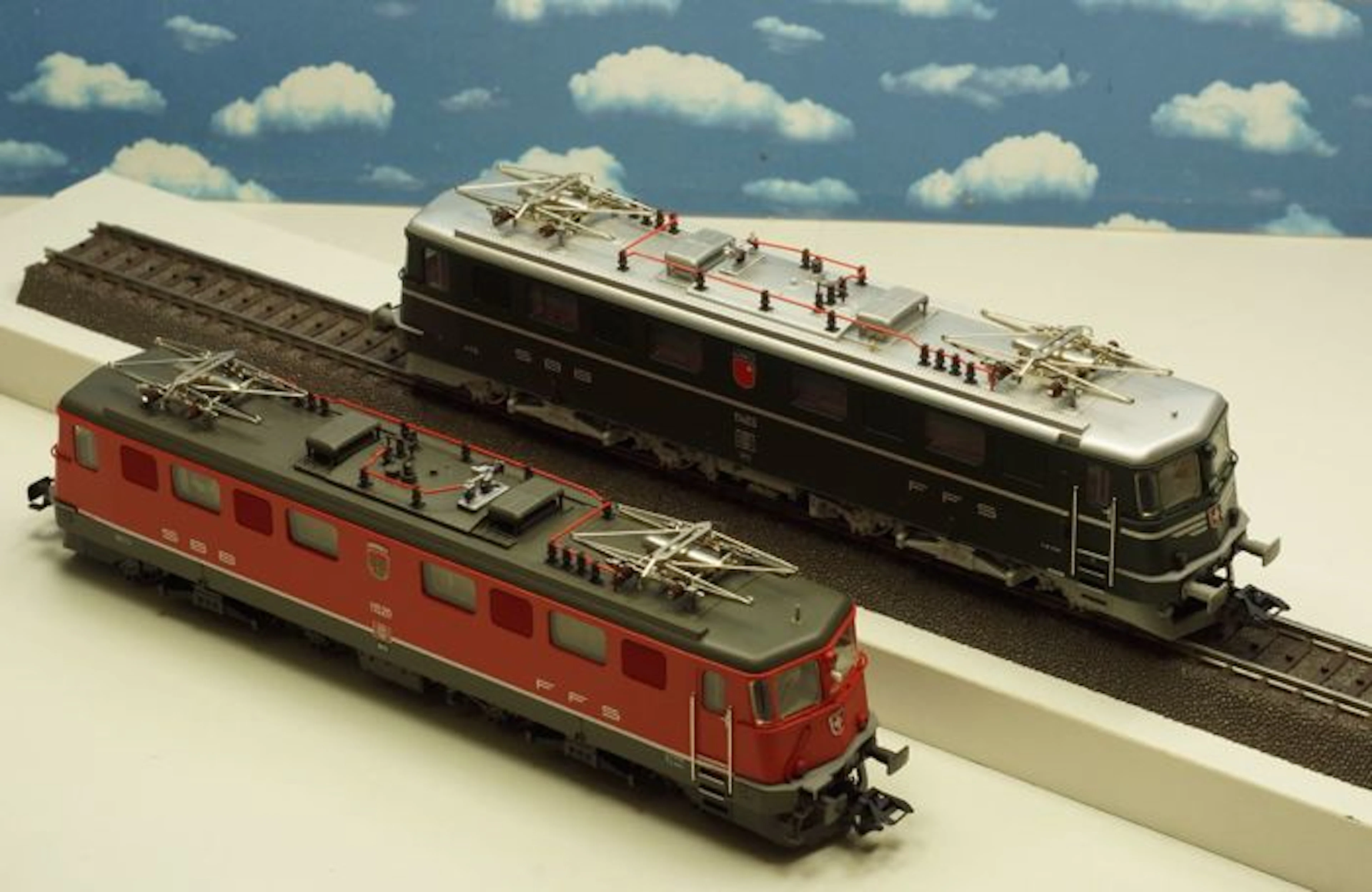 Märklin H0 - 37362 - Double set electric locomotives "50 year Ae 6/6" of the SBB CFF