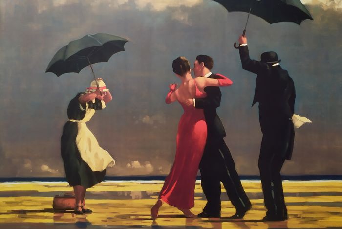 Jack Vettriano - The Singing Butler - Offset... | Barnebys