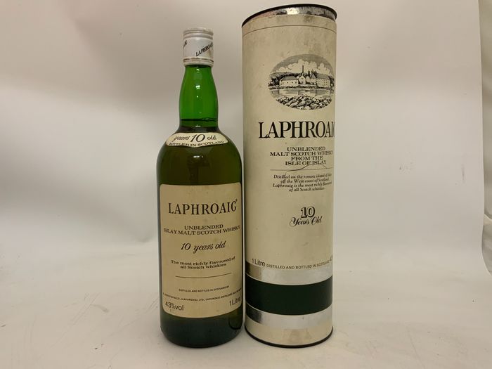 Laphroaig 10 Years Old Unblended Islay Malt Scotch Whisky... | Barnebys