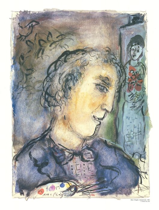 Marc Chagall (d'après) - Autoportrait | Barnebys