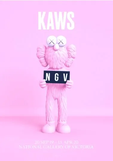 KAWS (after) - Poster pink - 2019 | Barnebys