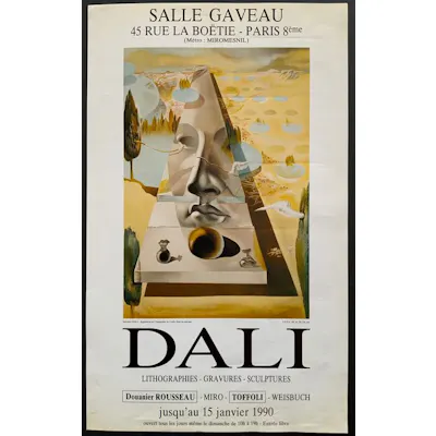 Salvador DALI D'après - Apparition Du Visage D'Aphrodite De Cnide Dans Un Paysage Lithographie 522669 Salvador DALI D'après - Apparition Du Visage D'Aphrodite De Cnide Dans Un Paysage Lithographie 522669