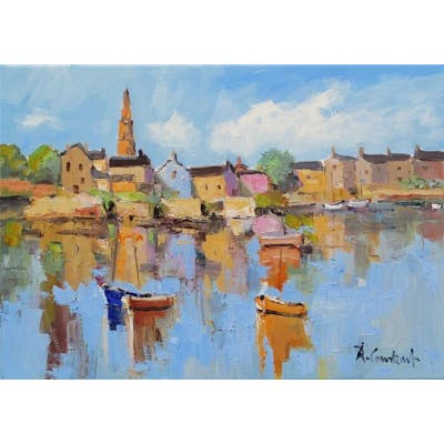 René Constant (XX) Bretagne, Sur l'ile de Batz Barnebys