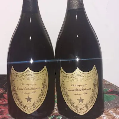 1980 & 1982 Dom Perignon - Champagne Brut - 2 Bottles (0.75L) | Barnebys champagne 1982