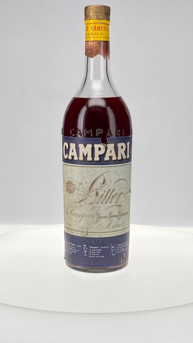 Campari - Bitter - B. Década De 1960 - 1,0 Litros | Barnebys