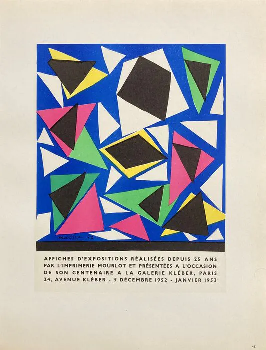 Matisse - Impression lithographique Mourlot d'après une affiche ...