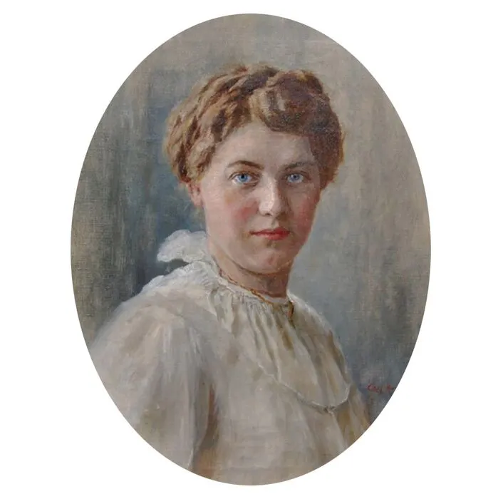 Carl Haver (act.c.1902-1918) - Damenportrait | Barnebys