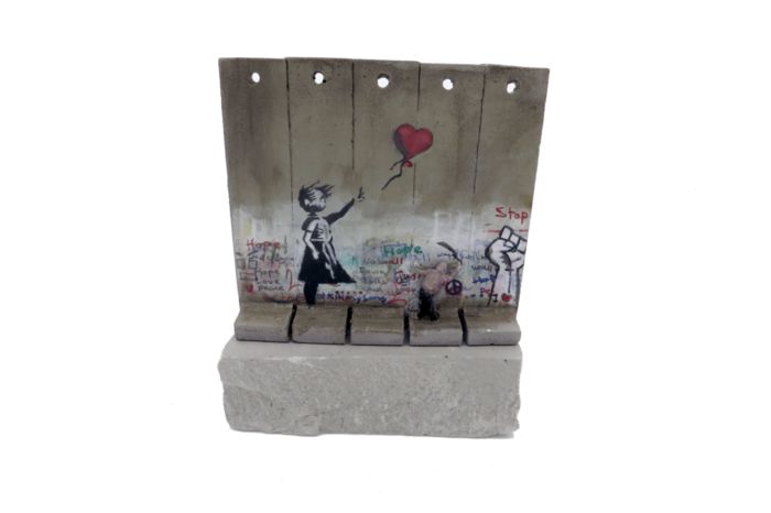 Banksy (1974) - Banksy (1974) - Souvenir Wall Section - Girl With ...