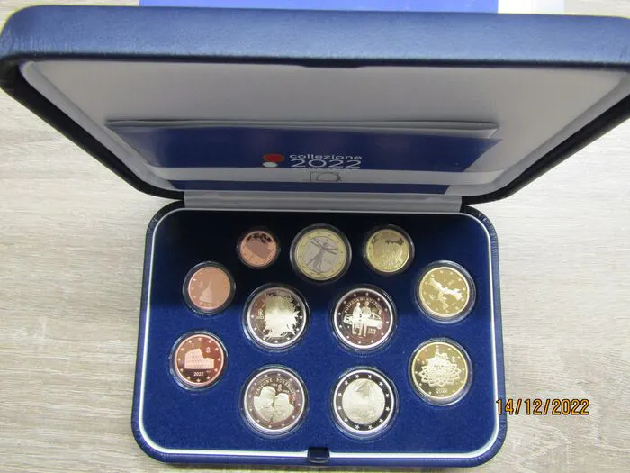 Italy. Proof Set 2022 (met Erasmus, Falcone- Borsellino, Politie ...