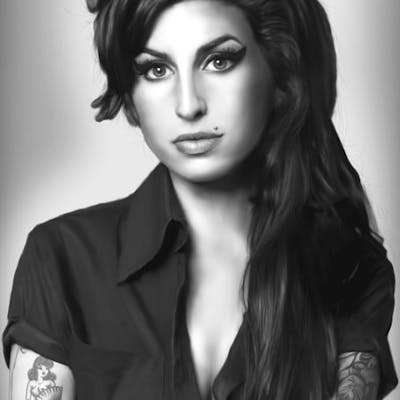 Rolansky - Tribute to Amy Winehouse - (Litografía de...