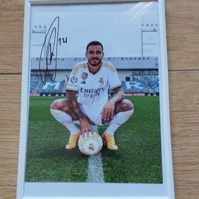 Real Madrid - Spanish Football League - Joselu - Autograph, Photograph