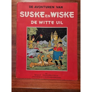 Suske en Wiske RV-07 - De witte uil - Pocket - Första upplagan - (1950)