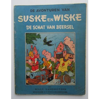 Suske en Wiske BR-04 - De schat van Beersel - Pocket - Första upplagan - (1954)
