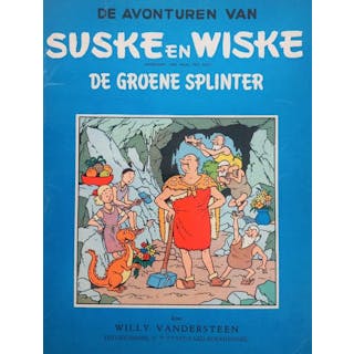 Suske en Wiske 7 - De groene splinter - 1 Album - Första upplagan - 1957