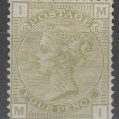 Great Britain 1877 - Queen Victoria - St. Gibbons 153, plaat 15