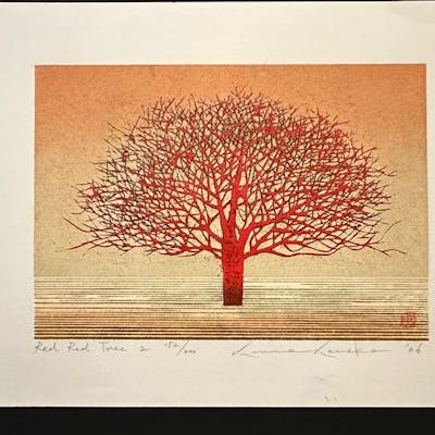 "Red Red Tree n.2" - Limited edition 152/200 - NO RESERVE...
