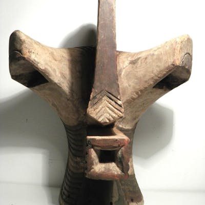 Tribal mask - Kifwebe - Songye - DR Congo - 48 cm