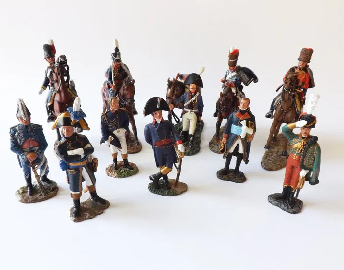 Lot De 5 Soldats De Plomb Del Prado - WWI 1917/18 - Échelle 1/32 (60mm) - Occasion