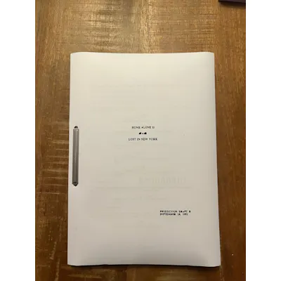 Script - John Hughes - ORIGINAL MOVIE SCRIPT HOME ALONE... | Barnebys