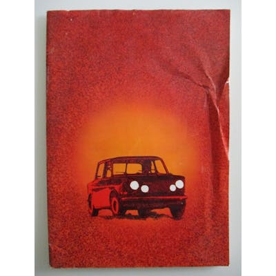 Brochure - Simca - SIMCA 1000 RALLYE 1 Pressemappe Presseinformation ...