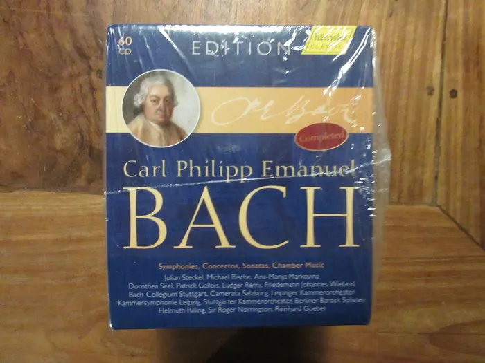 Carl Philipp Emanuel Bach - Edition completed - 60 CD box - CD box set ...